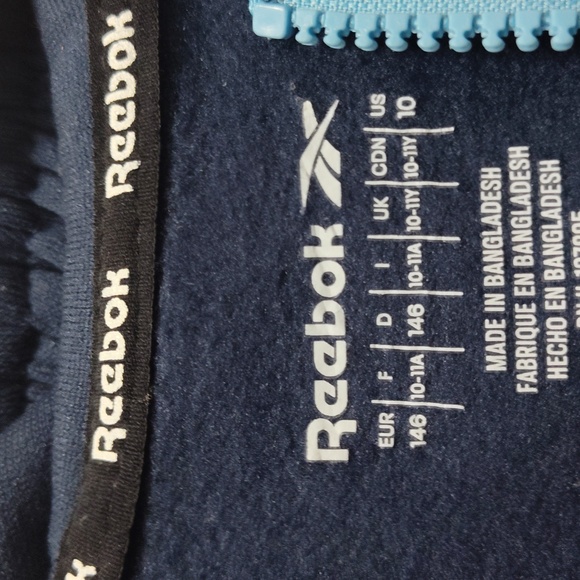 3 Piece Reebok Dark Blue Tracksuit with T-shirt - Picture 3 of 5